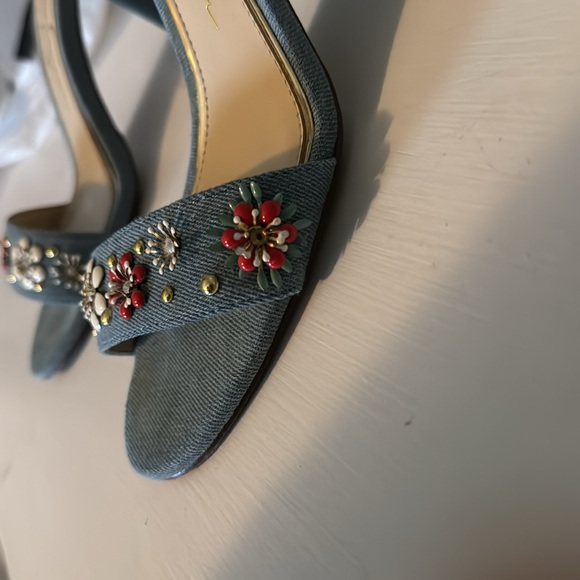 Jessica Simpson Moreeno Denim Sandals - Picture 6 of 6